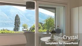  Presentation with everything - Theme having interior-of-a-lovely-apartment background and a gray colored foreground