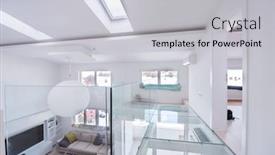  Presentation with interior design - PPT layouts enhanced with interior-of-a-luxury-stylish background and a light gray colored foreground