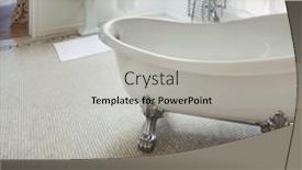  Presentation with classic - Presentation theme with interior-of-a-mansion-luxury background and a light gray colored foreground