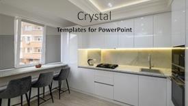  Presentation with luxury - PPT theme having interior-of-a-modern-white background and a  colored foreground