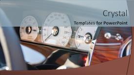  Presentation with interior - Colorful presentation design enhanced with interior-of-a-sedan-car backdrop and a light blue colored foreground