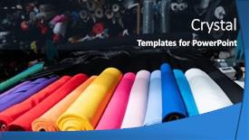  Presentation with colorful fabric - Slides with interior-of-an-industrial-warehouse background and a wine colored foreground