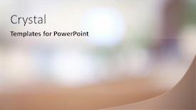  Presentation with blur - Beautiful slide deck featuring interior of cafe blur background backdrop and a white colored foreground