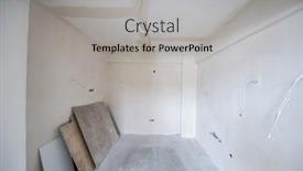  Presentation with construction site construction - Presentation featuring interior-of-construction-site background and a light gray colored foreground