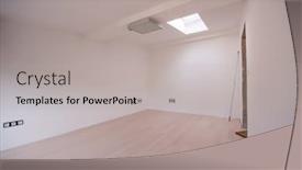  Presentation with conditioner - Beautiful slides featuring interior-of-empty-room backdrop and a light gray colored foreground