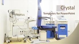  Presentation with ent - Slide set with interior of ent consulting room background and a cream colored foreground