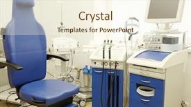  Presentation with ent - Slide set enhanced with interior of ent consulting room background and a cream colored foreground