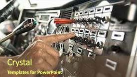  Presentation with tractor - Colorful PPT layouts enhanced with  backdrop and a  colored foreground