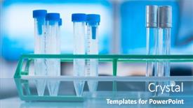  Presentation with research engineer - Beautiful theme featuring interior-of-modern-scientific-research backdrop and a teal colored foreground