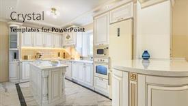  Presentation with white gold - Cool new slides with interior-of-neoclassical-style-white backdrop and a soft green colored foreground