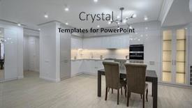  Presentation with led lighting - Theme consisting of interior-of-new-spacious-white background and a light gray colored foreground