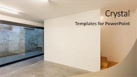  Presentation with interior - Amazing theme having interior of stylish modern house backdrop and a  colored foreground