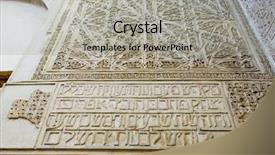  Presentation with cordoba - Slide deck featuring interior of synagogue cordoba andalusia background and a light gray colored foreground