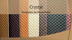  Presentation with brown leather - Cool new slide deck with interior of the car backdrop and a coral colored foreground