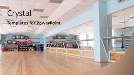  Presentation with dance - Theme enhanced with interior of the dance studio background and a lemonade colored foreground