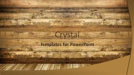  Presentation with interior - Beautiful presentation featuring interior of wooden house backdrop and a gold colored foreground