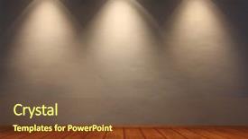  Presentation with room - Presentation enhanced with interior room with 3 spots background and a tawny brown colored foreground