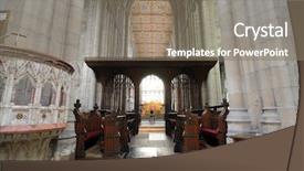  Presentation with england - Amazing presentation having interior of st mary's backdrop and a gray colored foreground