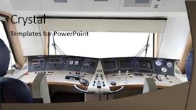  Presentation with train - Presentation design consisting of interior of a train operator' background and a  colored foreground