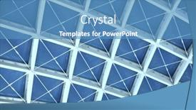  Presentation with structure - Slide deck with interior-view-of-ceiling background and a teal colored foreground