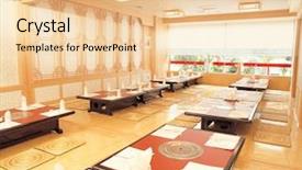  Presentation with interior - Slide deck consisting of  background and a  colored foreground