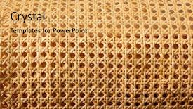  Presentation with handcraft - Presentation featuring interlace - enea grid handcraft for chair background and a yellow colored foreground