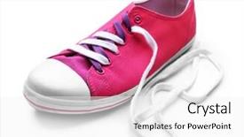  Presentation with process - Presentation theme enhanced with interlace - process of tying shoelace isolated background and a white colored foreground