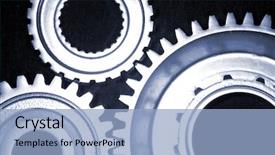  Presentation with animated cogs - Cool new presentation with  backdrop and a  colored foreground