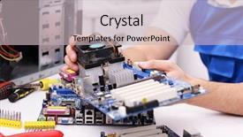  Presentation with parts - Slide set consisting of internal parts in service center background and a light gray colored foreground