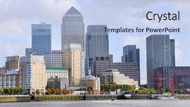  Presentation with financial institutions - Amazing PPT layouts having internation financial institutions - thames and london city great backdrop and a light blue colored foreground