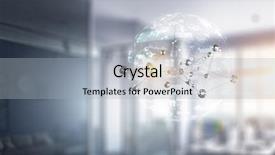  Presentation with international business - Cool new presentation theme with international business concept mized media backdrop and a  colored foreground