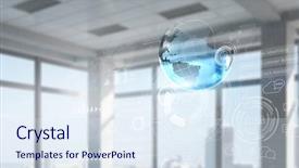  Presentation with international business - Cool new presentation with international business concept mized media backdrop and a  colored foreground