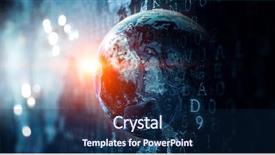  Presentation with international business - Beautiful PPT theme featuring international business concept mized media backdrop and a  colored foreground