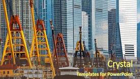  Presentation with commerce international - Cool new theme with international commerce center icc building backdrop and a tawny brown colored foreground