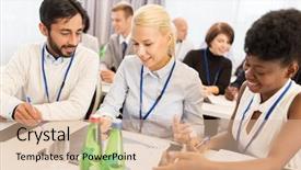  Presentation with international education - Slide deck enhanced with international conference discussing paper background and a lemonade colored foreground