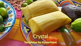  Presentation with mexican chili - Presentation consisting of international cuisine - mexican tamale tamales of corn background and a tawny brown colored foreground