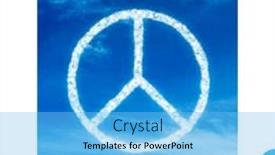  Presentation with world peace - Presentation featuring international-day-of-peace-text and a  colored foreground