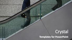  Presentation with tokyo - PPT layouts featuring international forum two men ascending background and a gray colored foreground