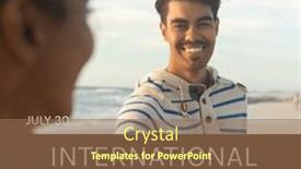  Presentation with friendship day - PPT layouts consisting of international-friendship-day-text and a coral colored foreground