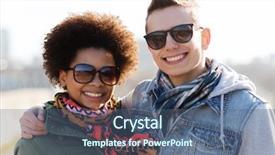  Presentation with international relations - Theme featuring international friendship relations tourism travel background and a ocean colored foreground