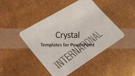  Presentation with main air routes in south america - PPT theme with international label on air mail background and a mint green colored foreground