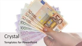  Presentation with international - PPT theme consisting of international monetary fund - detail of man hand background and a soft green colored foreground