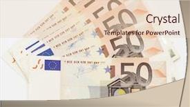  Presentation with euro - PPT theme with animated farm - illustration of funny donkey hanging background and a white colored foreground