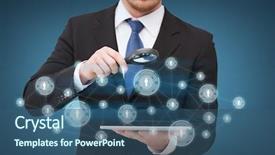  Presentation with international business - Slide set with value personal development stock market background and a light gray colored foreground.