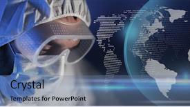  Presentation with terrorism - Cool new PPT layouts with international terrorism - science chemistry biology medicine backdrop and a ocean colored foreground