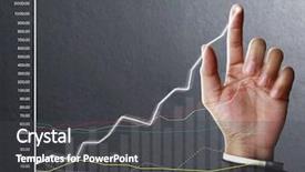  Presentation with trade finance - Amazing presentation theme having international trade finance - businessman with financial symbols coming backdrop and a dark gray colored foreground