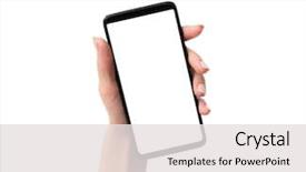  Presentation with black white program - Audience pleasing slides consisting of internet - template of using black smartphone backdrop and a light gray colored foreground