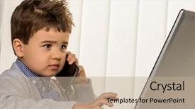  Presentation with behavior - PPT theme consisting of internet e-commerce consumer behavior background and a coral colored foreground