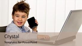  Presentation with behavior - Cool new presentation with internet e-commerce consumer behavior backdrop and a coral colored foreground