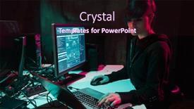  Presentation with fraud - Amazing theme having internet-fraud-darknet-data-thiefs backdrop and a wine colored foreground